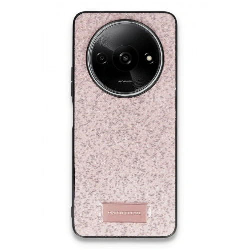 Mey İthalat®   Redmi A3 4G Bright Simli Kapak - Pembe