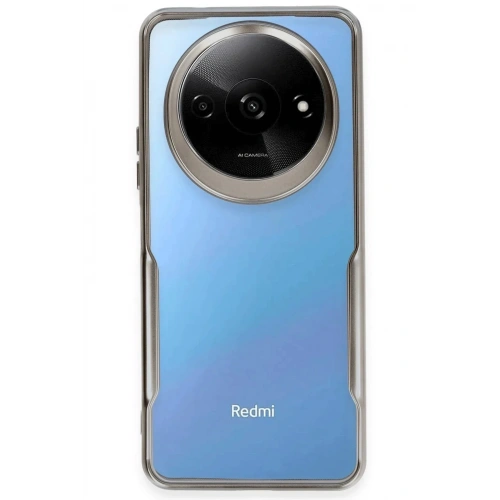 Mey İthalat®   Redmi A3 4G Kılıf Boyi Silikon Kapak - Titan Gri