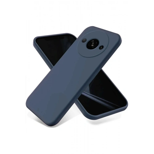 Mey İthalat®   Redmi A3 4G Kılıf First Silikon - Lacivert