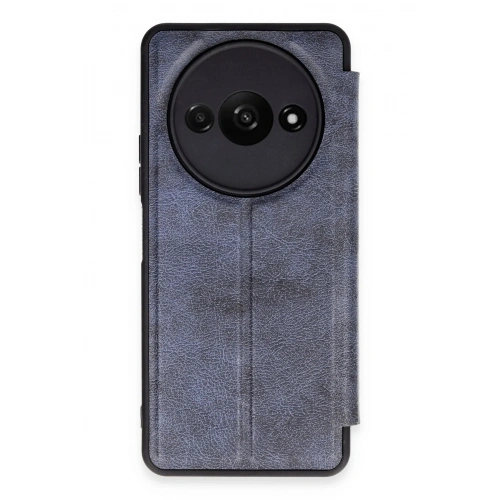 Mey İthalat®   Redmi A3 4G Kılıf Flip Cover - Lacivert