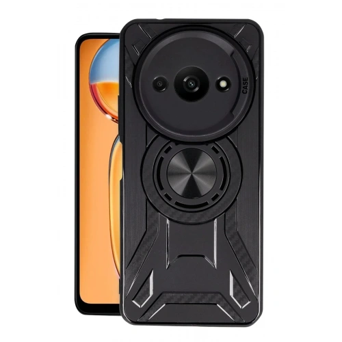 Mey İthalat®   Redmi A3 4G Kılıf Lincoln Silikon - Siyah