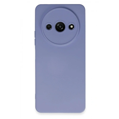 Mey İthalat®   Redmi A3 4G Kılıf Nano içi Kadife Silikon - Lila