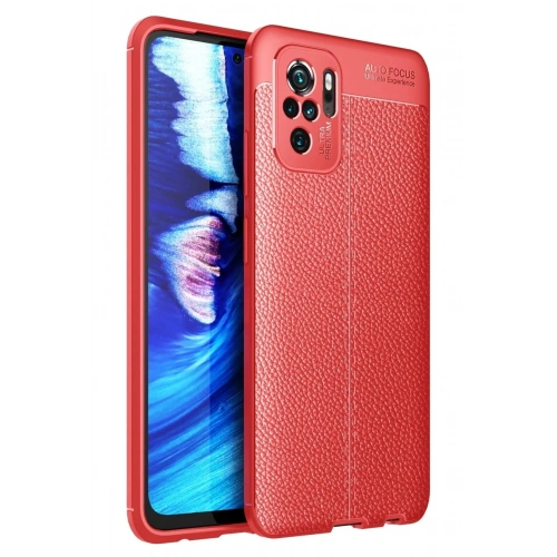 Mey İthalat®   Redmi Note 10 Kılıf Auto Focus Kapak - Kırmızı