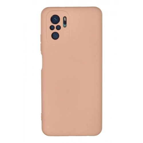 Mey İthalat®   Redmi Note 10 Kılıf Nano içi Kadife Silikon - Pudra