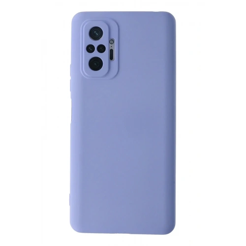 Mey İthalat®   Redmi Note 10 Pro Kılıf Nano içi Kadife Silikon - Lila