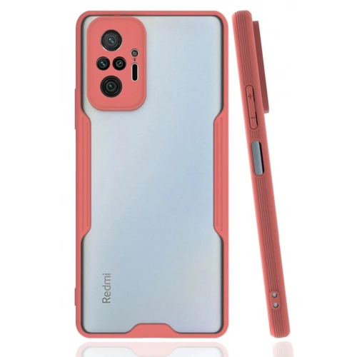 Mey İthalat®   Redmi Note 10 Pro Kılıf Platin Silikon - Pembe
