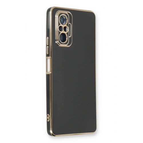 Mey İthalat®   Redmi Note 10 Pro Kılıf Volet Silikon - Siyah