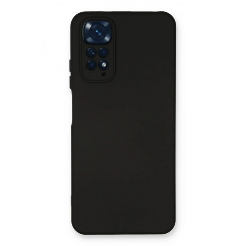 Mey İthalat®   Redmi Note 11 Kılıf Nano içi Kadife Silikon - Siyah