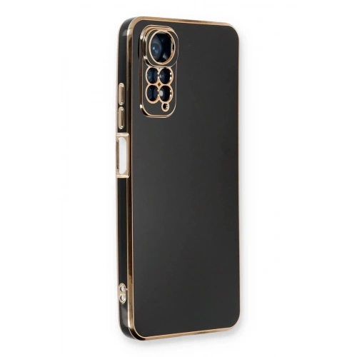 Mey İthalat®   Redmi Note 11 Kılıf Volet Silikon - Siyah