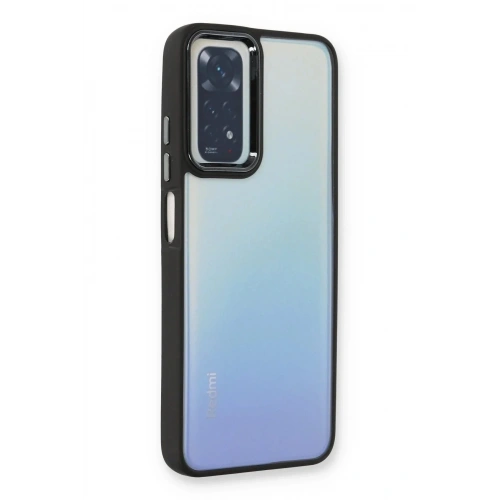 Mey İthalat®   Redmi Note 11 Pro Kılıf Dora Kapak - Siyah
