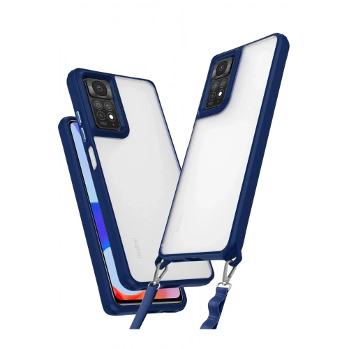 Mey İthalat®   Redmi Note 11 Pro Kılıf Penta Silikon Kılıf - Lacivert