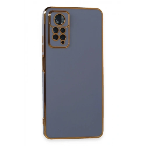 Mey İthalat®   Redmi Note 11 Pro Kılıf Volet Silikon - Mavi