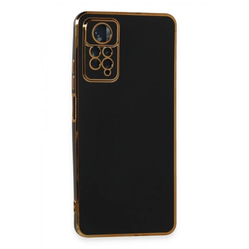 Mey İthalat®   Redmi Note 11 Pro Kılıf Volet Silikon - Siyah