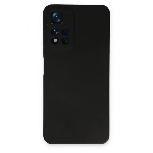 Mey İthalat®   Redmi Note 11 Pro Plus 5G Kılıf Nano içi Kadife Silikon - Siyah