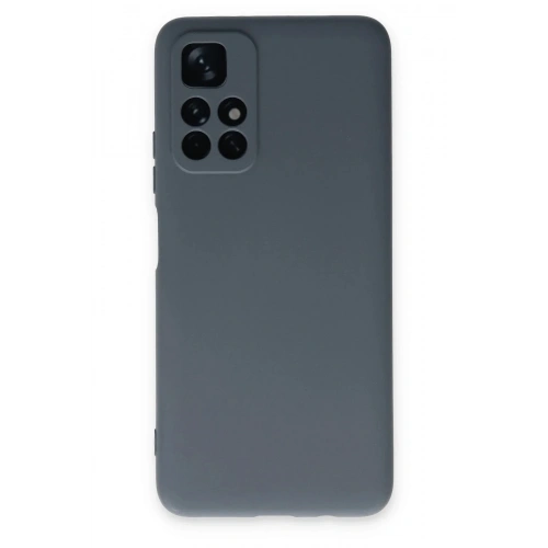 Mey İthalat®   Redmi Note 11T Kılıf Nano içi Kadife Silikon - Gri