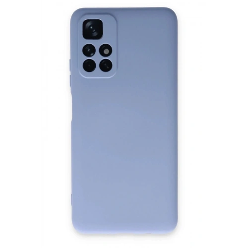 Mey İthalat®   Redmi Note 11T Kılıf Nano içi Kadife Silikon - Lila