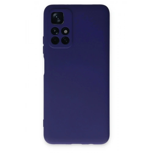 Mey İthalat®   Redmi Note 11T Kılıf Nano içi Kadife Silikon - Mor