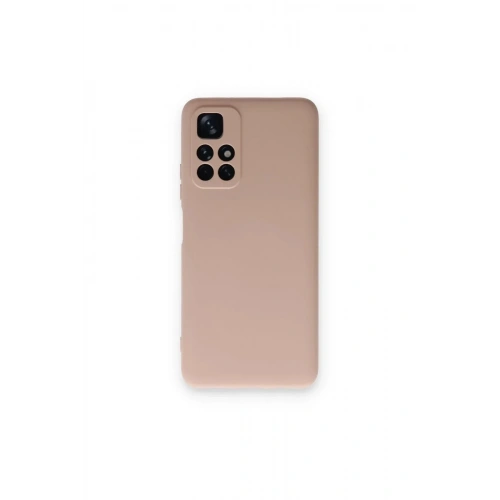 Mey İthalat®   Redmi Note 11T Kılıf Nano içi Kadife Silikon - Pudra