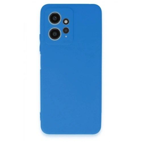 Mey İthalat®   Redmi Note 12 4G Kılıf First Silikon - Mavi