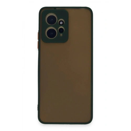 Mey İthalat®   Redmi Note 12 4G Kılıf Montreal Silikon Kapak - Yeşil