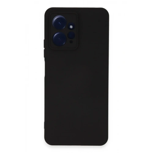 Mey İthalat®   Redmi Note 12 4G Kılıf Nano içi Kadife Silikon - Siyah