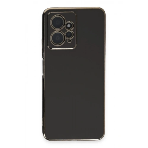 Mey İthalat®   Redmi Note 12 4G Kılıf Volet Silikon - Siyah