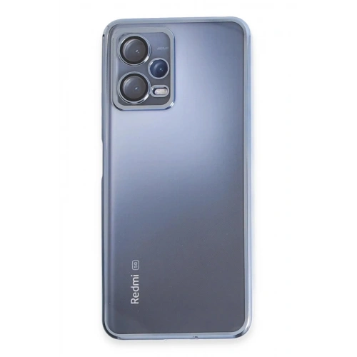 Mey İthalat®   Redmi Note 12 5G Kılıf  Lensli Silikon - Açık Mavi