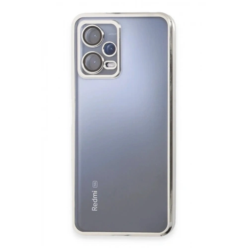 Mey İthalat®   Redmi Note 12 5G Kılıf  Lensli Silikon - Gold