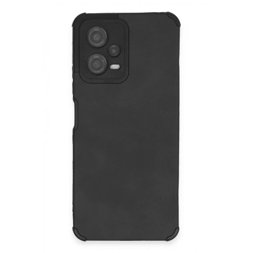 Mey İthalat®   Redmi Note 12 5G Kılıf Loop Deri Silikon - Siyah
