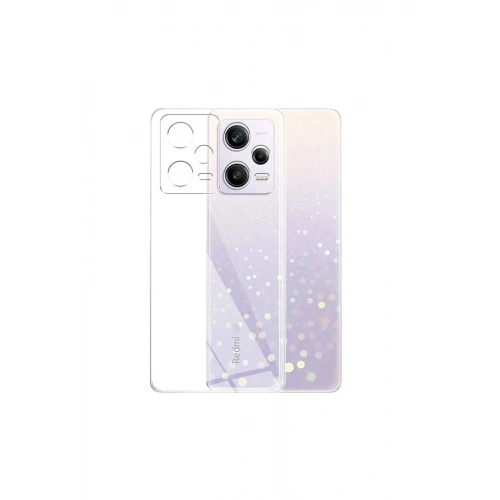 Mey İthalat®   Redmi Note 12 5G Kılıf Lüx Şeffaf Silikon