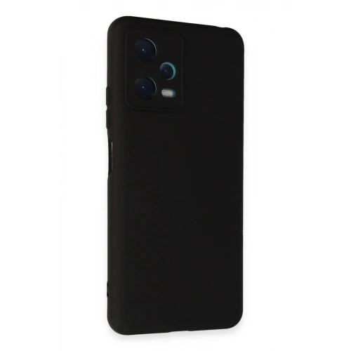 Mey İthalat®   Redmi Note 12 5G Kılıf Nano içi Kadife Silikon - Siyah