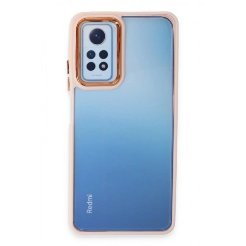 Mey İthalat®   Redmi Note 12 Pro 4G Kılıf Dora Kapak - Pudra