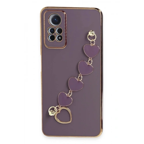 Mey İthalat®   Redmi Note 12 Pro 4G Kılıf Esila Silikon - Mor