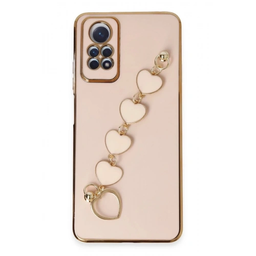 Mey İthalat®   Redmi Note 12 Pro 4G Kılıf Esila Silikon - Pudra