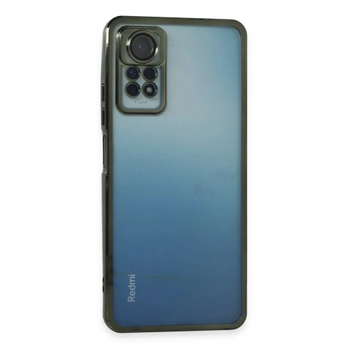 Mey İthalat®   Redmi Note 12 Pro 4G Kılıf  Lensli Silikon - Yeşil