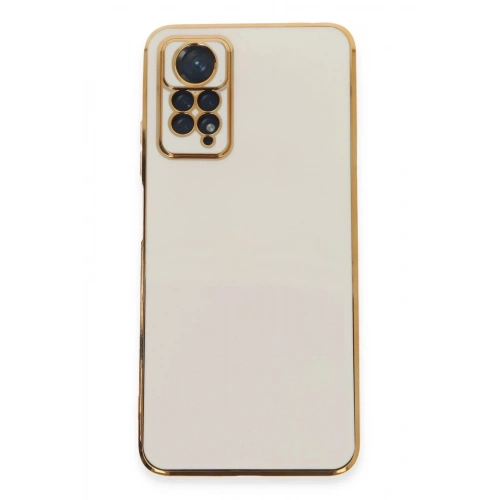 Mey İthalat®   Redmi Note 12 Pro 4G Kılıf Volet Silikon - Beyaz