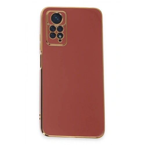 Mey İthalat®   Redmi Note 12 Pro 4G Kılıf Volet Silikon - Kırmızı