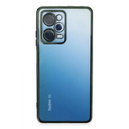 Mey İthalat®   Redmi Note 12 Pro 5G Kılıf  Lensli Silikon - Yeşil