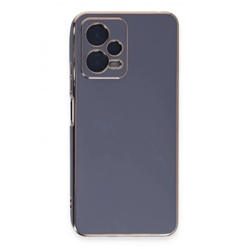 Mey İthalat®   Redmi Note 12 Pro Plus Kılıf Volet Silikon - Mavi