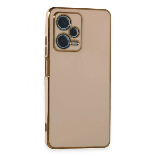 Mey İthalat®   Redmi Note 12 Pro Plus Kılıf Volet Silikon - Pembe