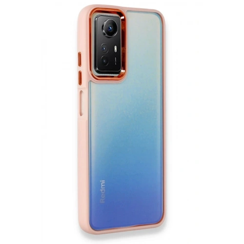 Mey İthalat®   Redmi Note 12S Kılıf Dora Kapak - Pudra