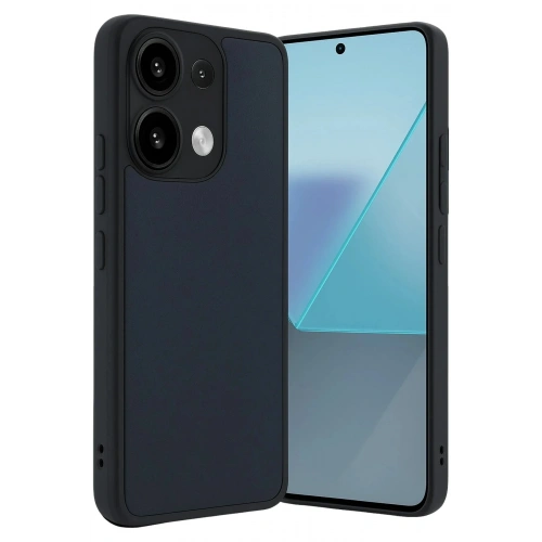 Mey İthalat®   Redmi Note 13 4G Kılıf Aras Deri Kapak - Lacivert