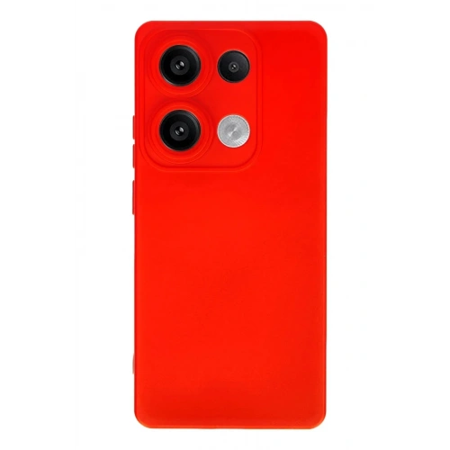 Mey İthalat®   Redmi Note 13 4G Kılıf Nano içi Kadife Silikon - Kırmızı