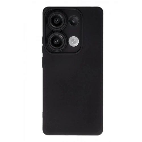 Mey İthalat®   Redmi Note 13 4G Kılıf Nano içi Kadife Silikon - Siyah