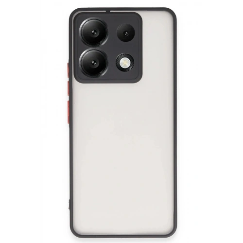 Mey İthalat®   Redmi Note 13 5G Kılıf Montreal Silikon Kapak - Siyah