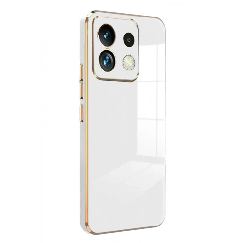 Mey İthalat®   Redmi Note 13 5G Kılıf Volet Silikon - Beyaz