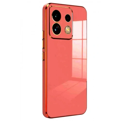 Mey İthalat®   Redmi Note 13 5G Kılıf Volet Silikon - Kırmızı