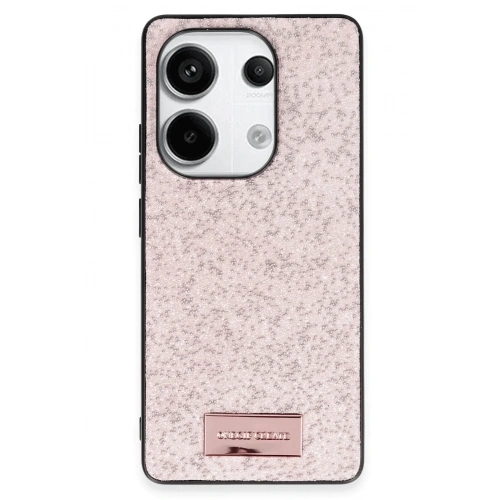 Mey İthalat®   Redmi Note 13 Pro 4G Bright Simli Kapak - Pembe