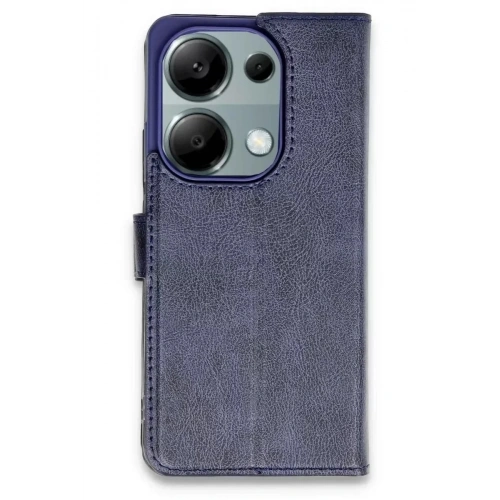 Mey İthalat®   Redmi Note 13 Pro 4G Kılıf Trend S Plus Kapaklı Kılıf - Lacivert