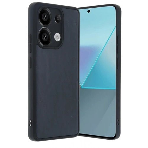 Mey İthalat®   Redmi Note 13 Pro 5G Kılıf Aras Deri Kapak - Lacivert